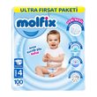 Molfix Ultra Fırsat Paket Maxi 4 Beden 100lü