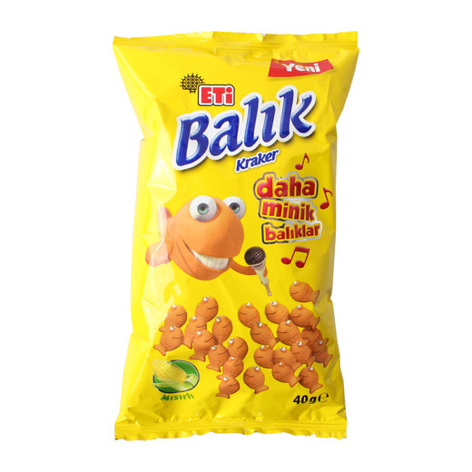 Eti Mısırlı Balık Kraker Mini 40 gr Eti Markalar Mopaş İstanbul