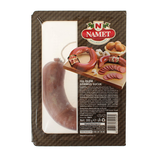 Namet Dana Sucuk 300 gr Dana Sucuk Sucuk Et Şarküteri Kırmızı