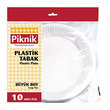 Piknik Plastik Tabak 10'lu