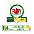 Fairy Hepsi Bir Arada Bulaşık Makinesi Deterjanı Kapsülü Limon Kokulu 84'lü