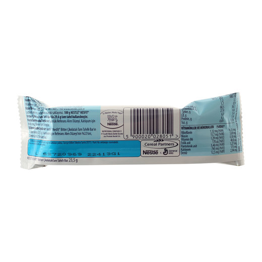 Nestle Nesfit Bitter Çikolata Bar 23.5 gr Nestle Markalar Mopaş