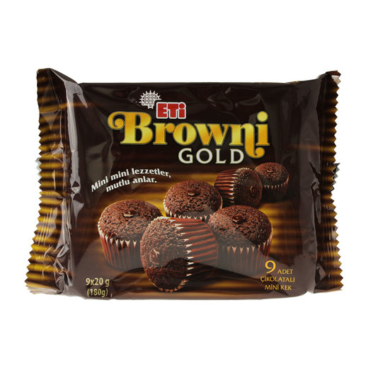 Eti Browni Kakaolu Gold Mini 180 gr Eti Markalar Mopaş İstanbul