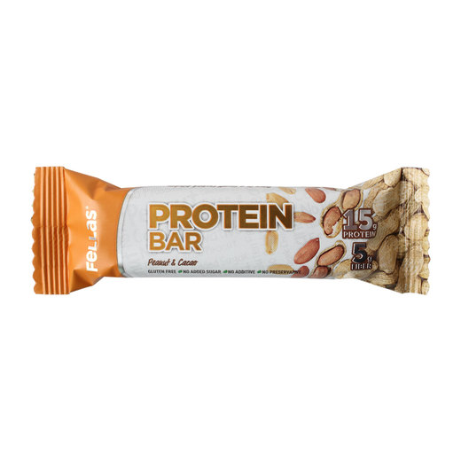 Fellas Protein Bar Yer Fıstıklı Kakao 45 gr Fellas Markalar Mopaş