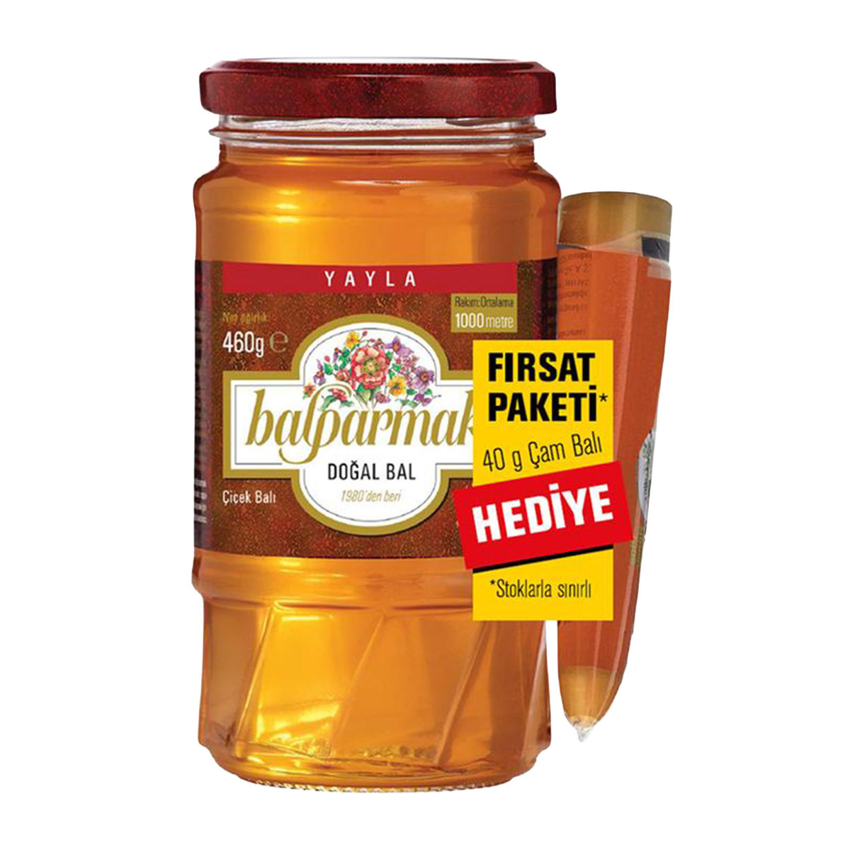 Balparmak Bal 460 Gr Çiçek 40 Gr Cam Balı