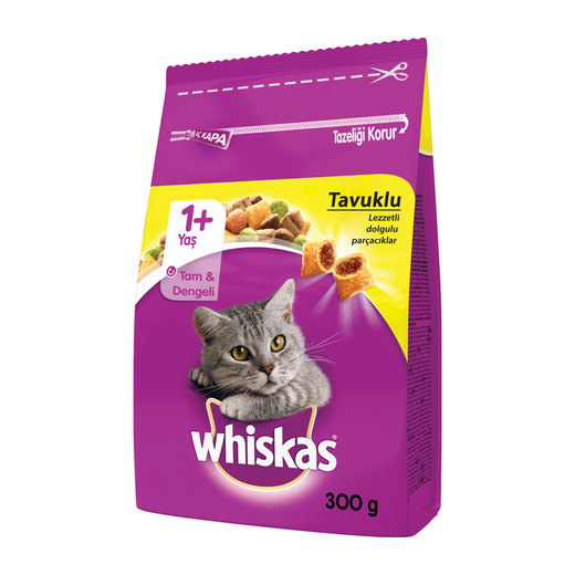 Whiskas Tavuklu Sebzeli Kuru Kedi Maması 300 gr Whiskas Markalar