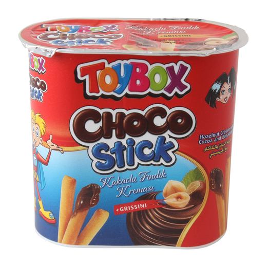 Toybox Choco Stick 56 gr KakaoFındık Kreması Krem Çikolata, Ezme