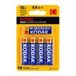 Kodak 4+1 Max Süper Alkalin Kalem Pil