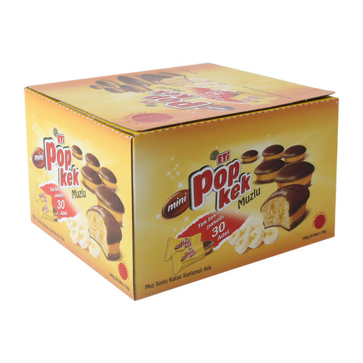 Eti Popkek Mini Muzlu 540 gr Mini Kek Kek Bisküvi, Çerez Gıda