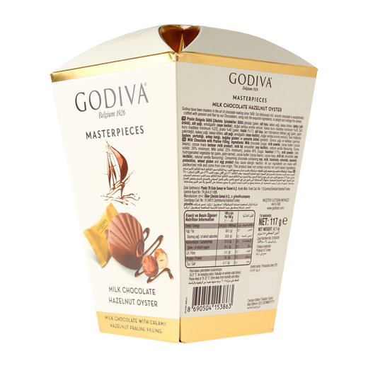 Godiva Sütlü Fındıklı İstiridye Çikolata 117 gr Godiva Markalar