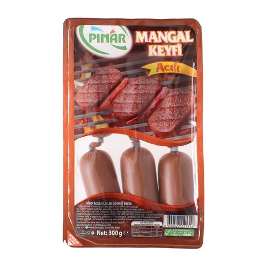 Pınar Mangal Keyfi Acılı 300 gr Karışık Sucuk Sucuk Et Şarküteri