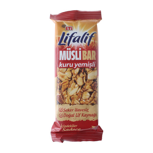 Eti Lifalif Kuruyemişli Müsli Bar 35 gr Eti Markalar Mopaş