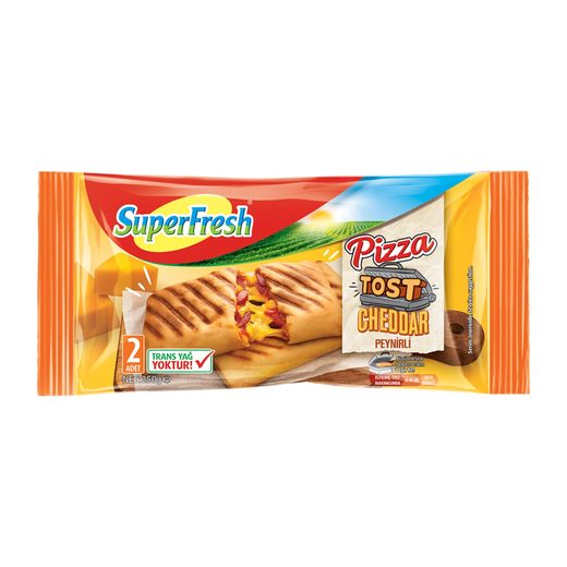 Superfresh Pizza Tost Cheddarlı 250 gr Dondurulmuş Pizza Hamur