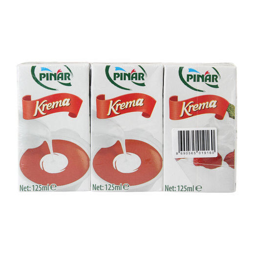 Pınar Krema 3X125 gr | Krema, Sos | Süt, Kahvaltılık ...
