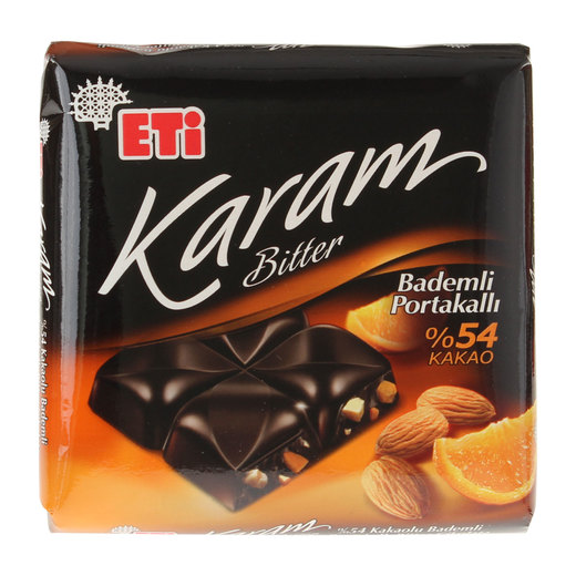 Eti Karam Portakal Bademli Çikolata 70 gr Eti Markalar Mopaş