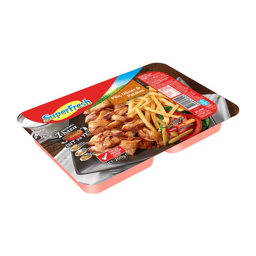Süperfresh Piliç Döner Patates 200 gr Dondurulmuş Et Ürün. Su ve