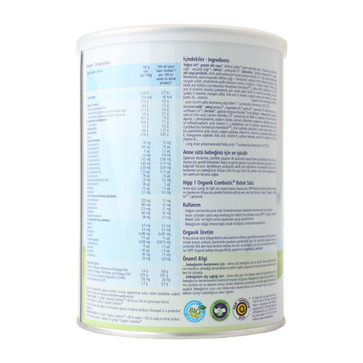 Hipp 1 Organik Combiotic Bebek Sütü 350 gr Hıpp Markalar Mopaş