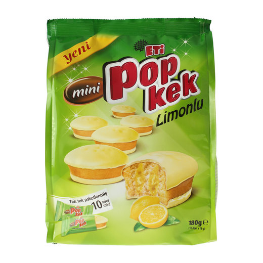 Eti Popkek Mini Limonlu Kek 180 gr Eti Markalar Mopaş İstanbul