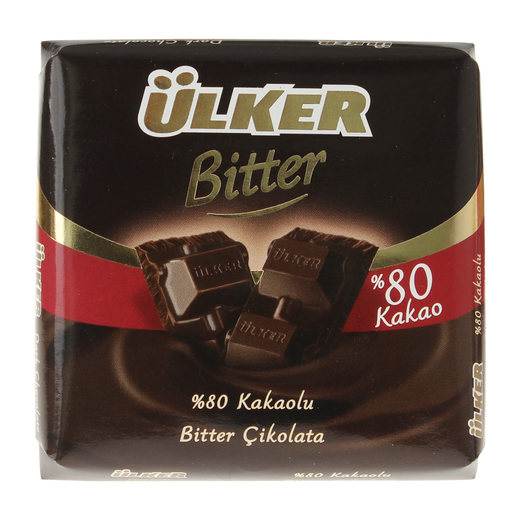 Ülker Kare Bitter Çikolata 80 Kakao 70 gr Ülker Markalar Mopaş