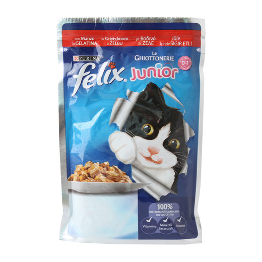 Felix Yavru Kedi Sığır Etli 100 gr Friskies Markalar Mopaş