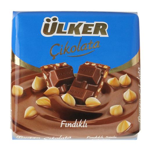 Ülker Kare Fındıklı Çikolata 70 gr Tablet Çikolata Çikolata