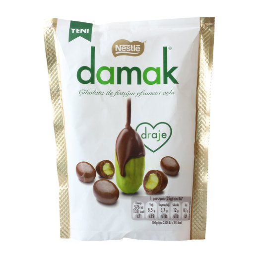 Nestle Damak Draje 50 gr Draje Çikolata Çikolata Çikolata, Gofret