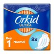 Orkid Ultra Extra Hijyenik Ped Normal Tekli Paket 8 Ped