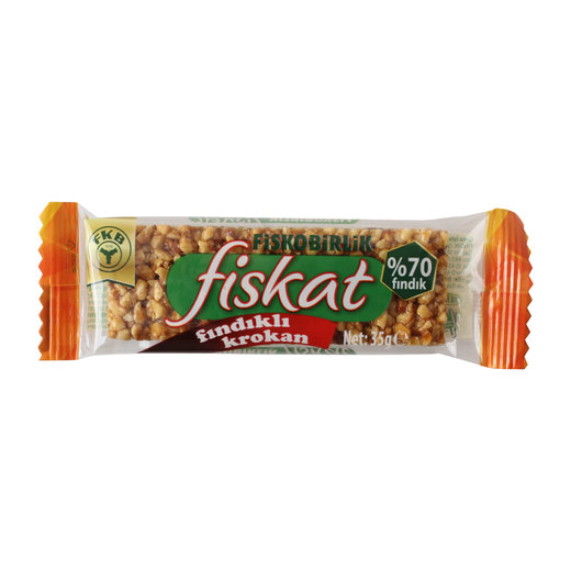 Fiskobirlik Fındıklı Krokan 35 gr Protein Bar Bar ve Kaplamalılar