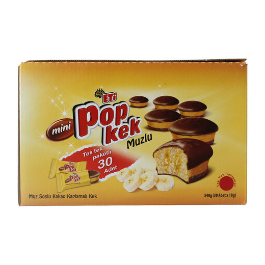 Eti Popkek Mini Muzlu 540 gr Mini Kek Kek Bisküvi, Çerez Gıda