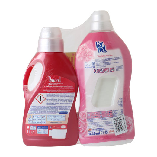 Vernel Max Gül 1440 ml + Perwol Renkli 1 lt | Vernel | Markalar | Mopaş ...
