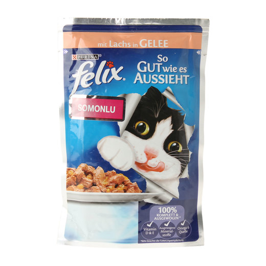 Felix Kedi Somonlu 100 gr Kedi Mamaları Pet Ürünleri Ev, Pet