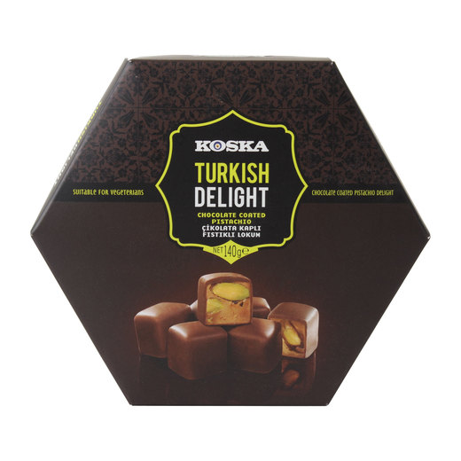 Koska Lokum Fıstıklı Çikolata Kaplı 140 gr Koska Markalar Mopaş