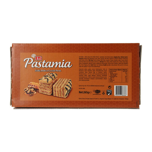 Eti Pastamia Ballı Cevizli 265 gr Eti Markalar Mopaş İstanbul