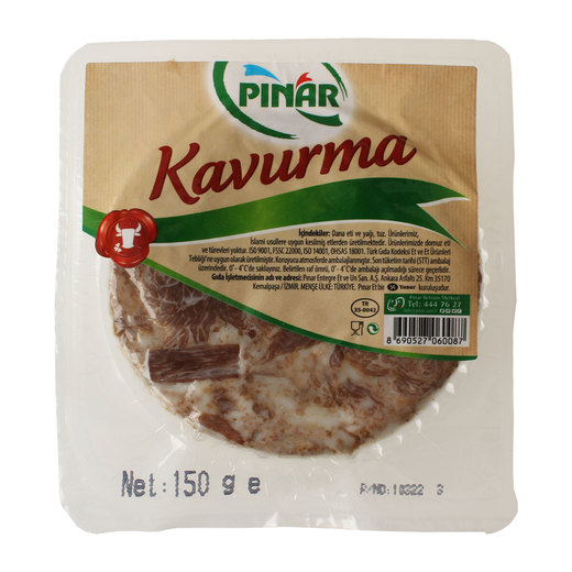 Pınar Kavurma 150 gr Dana Kavurma Kavurma Et Şarküteri Kırmızı