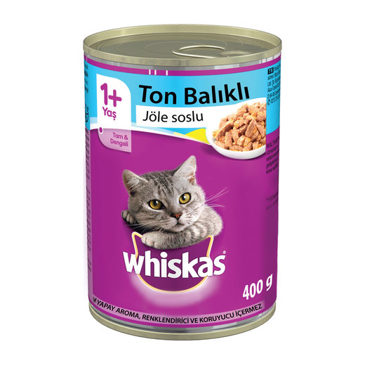 Whiskas Konserve Erişkin Ton Balıklı Kedi Maması Kedi Mamaları Pet