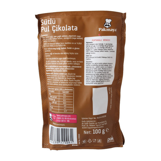 pakmaya pul çikolata