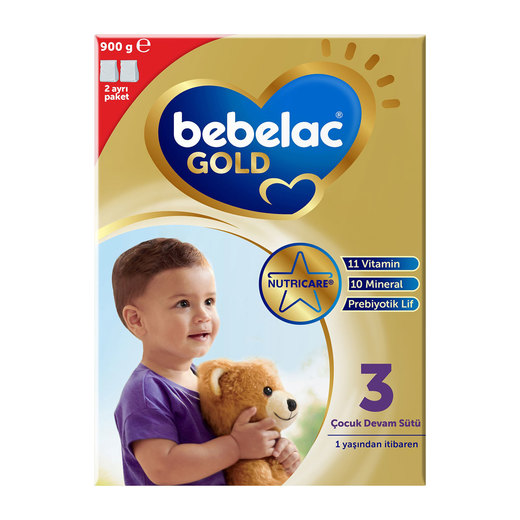 Bebelac Gold 3 900 gr Biberon Mamaları Hazır Yemek, Mama Bebek