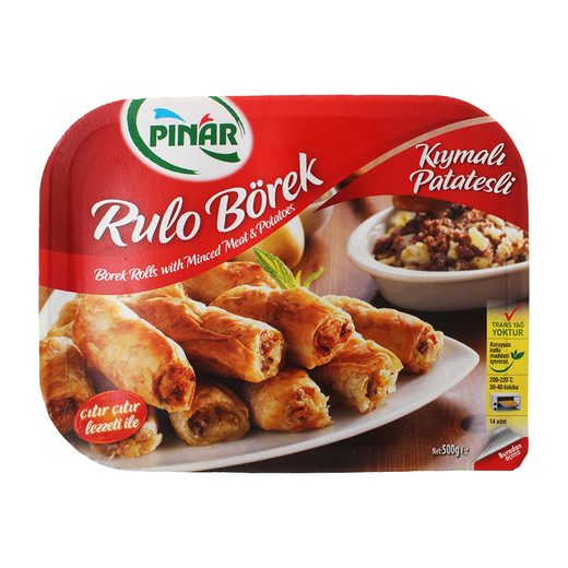 Pınar Donuk Patetesli Kıymalı Rulo Börek 500 gr Pınar Markalar