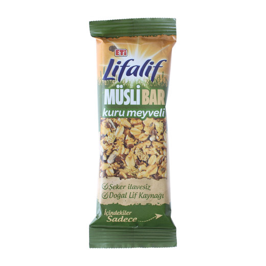 Eti Lifalif Kuru Meyveli Müsli Bar 35 gr Müsli Hububat, Müsli