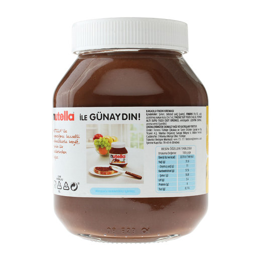 Nutella 825 gr KakaoFındık Kreması Krem Çikolata, Ezme