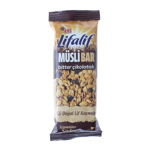 Eti Lifalif Bitter Çikolatalı Müsli Bar 35 gr Eti Markalar Mopaş