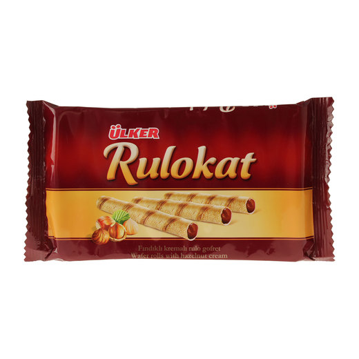 Ülker Rulokat 48 gr Wafer Gofret Çikolata, Gofret Gıda