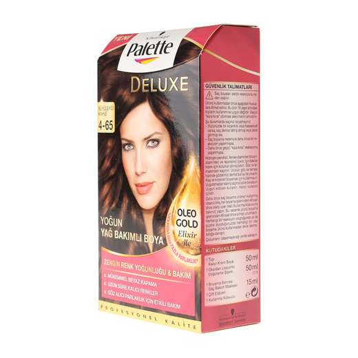 Palette Deluxe Büyüleyici Kahve Saç Boyası 4.65 Palette Markalar