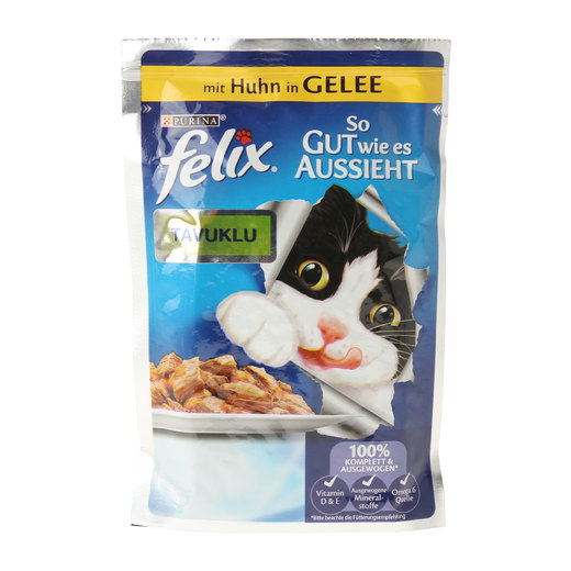 Felix Kedi Tavuklu 100 gr Kedi Mamaları Pet Ürünleri Ev, Pet