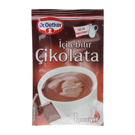 Dr.Oetker İçilebilir Çikolata 28 gr Sıcak Çikolata ve Sahle Kahve