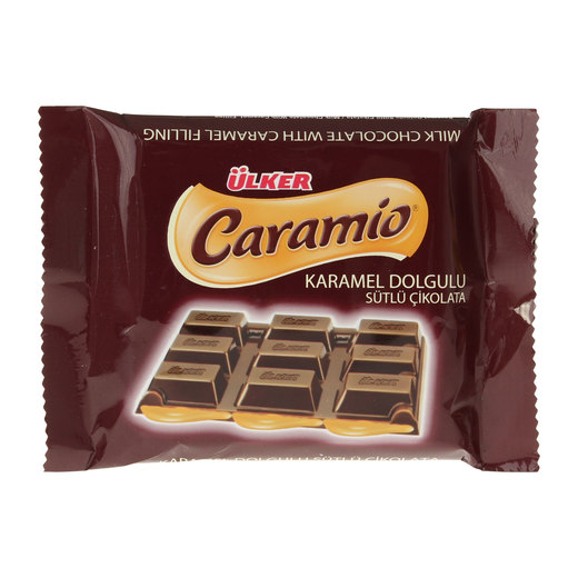 Ülker Caramio Çikolata Kare 55 gr Tablet Çikolata Çikolata