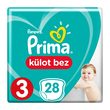 Prima Külot Bebek Bezi 3 Beden 28 Adet Midi Tekli Paket