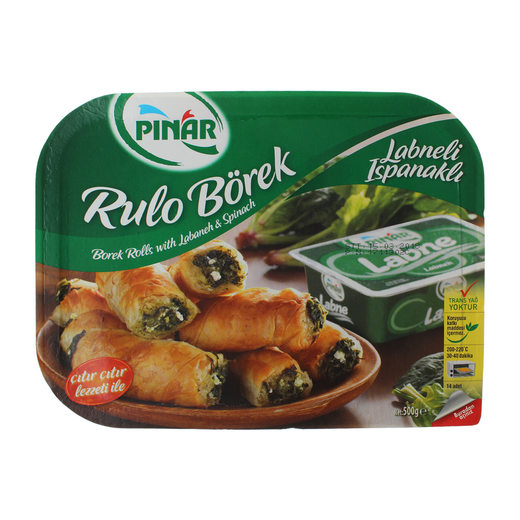 Pınar Donuk Labneli Ispanaklı Rulo Börek 500 gr Pınar Markalar